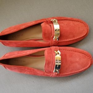 Coach Kimmie suede loafers
